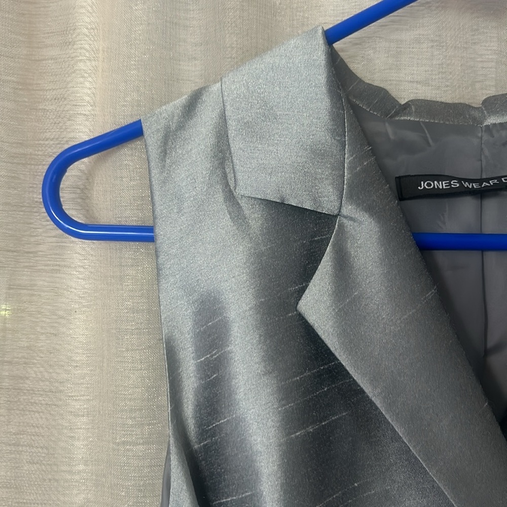 Silver a-line dress, 16